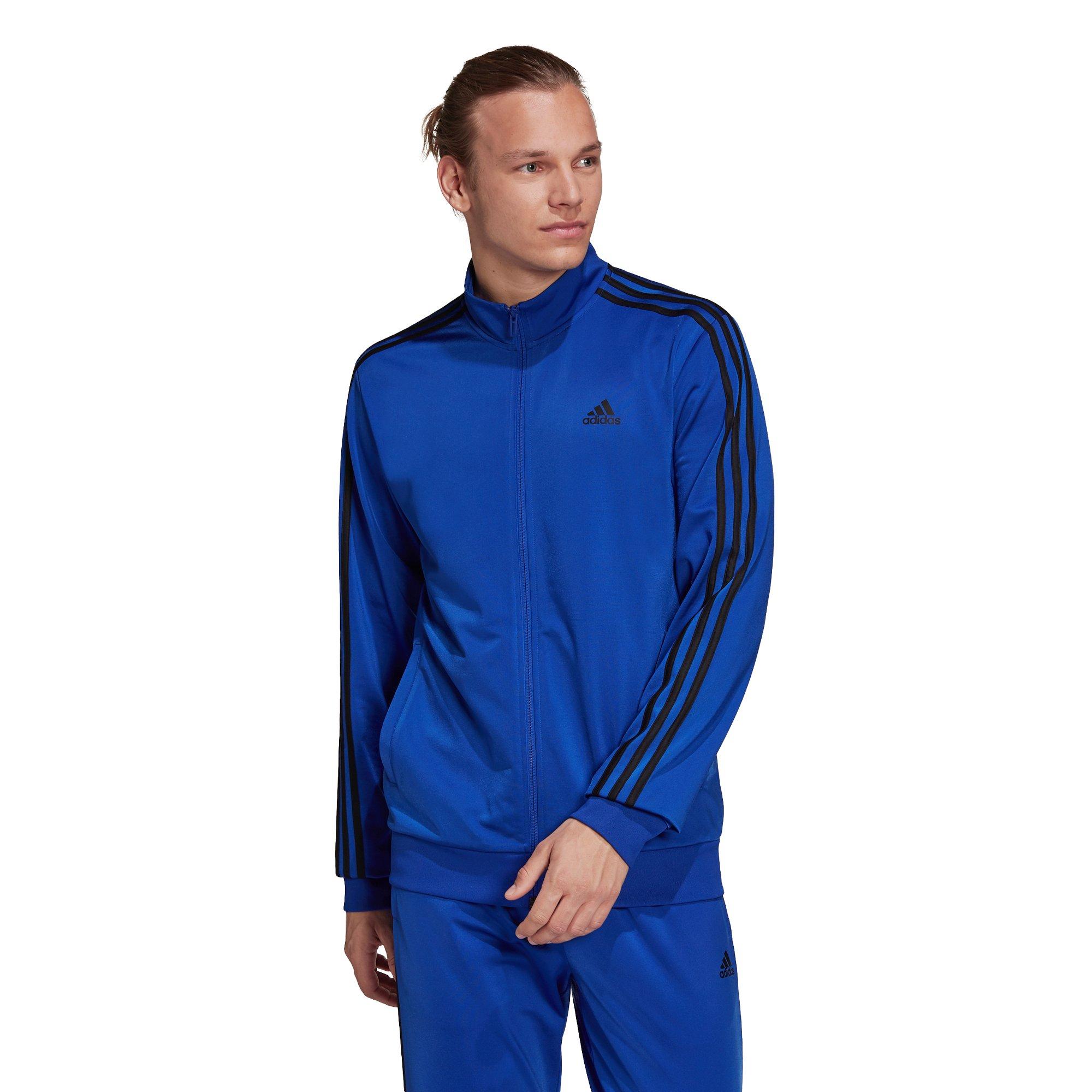 adidas Men s Badge of Sport 3 Stripes Tricot Track Jacket